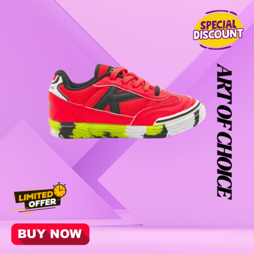 RED THUNDER LACE CASUAL SNEAKERS FOR BOYS