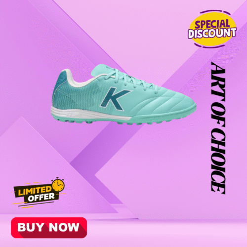 GREEN KICK TURF FOOTBALL BOOTS