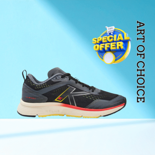 VALENCIA BLACK RUNNING SHOES